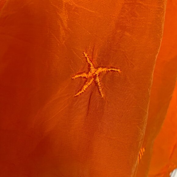 Johnny Was T-shirt Sleeveless Tank Maxi Dress 100% Cotton Orange Size M - Picture 8 of 14